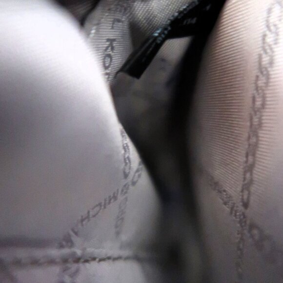 MICHAEL Michael Kors Small Gray Silver Hardware Hand Bag Shoulder Strap - Picture 12 of 13